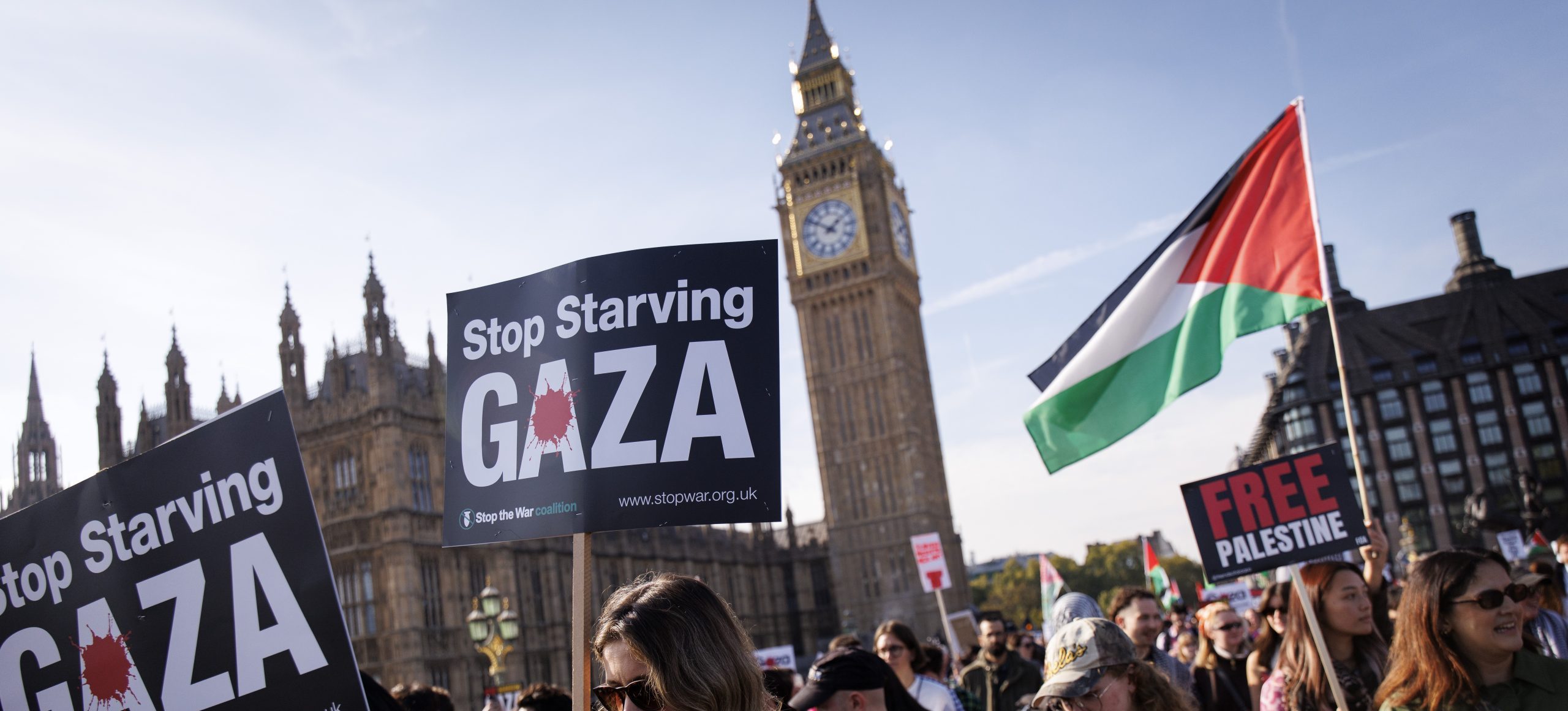 Manifestación nacional en apoyo a Palestina en Londres