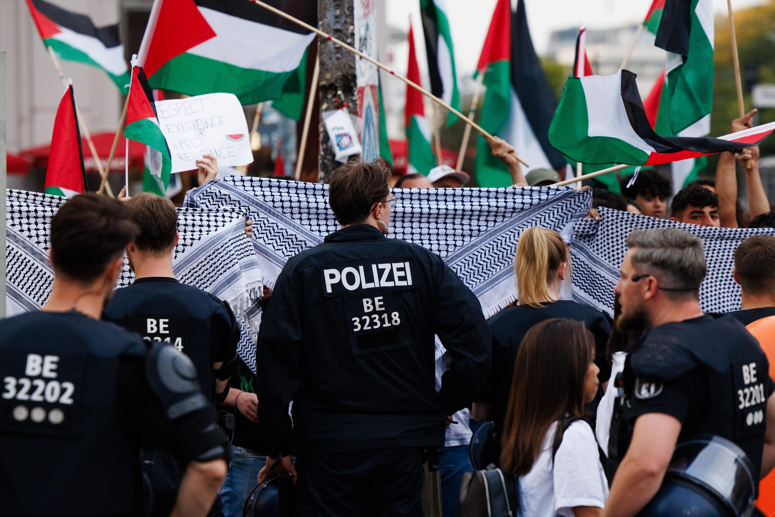 Manifestación en solidaridad con Palestina en Berlín. EFE/ EPA/ CLEMENS BILAN